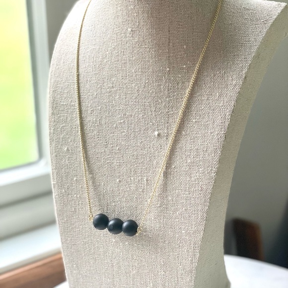 Handmade Beaded Polymer Clay Necklace - Picture 2 of 4